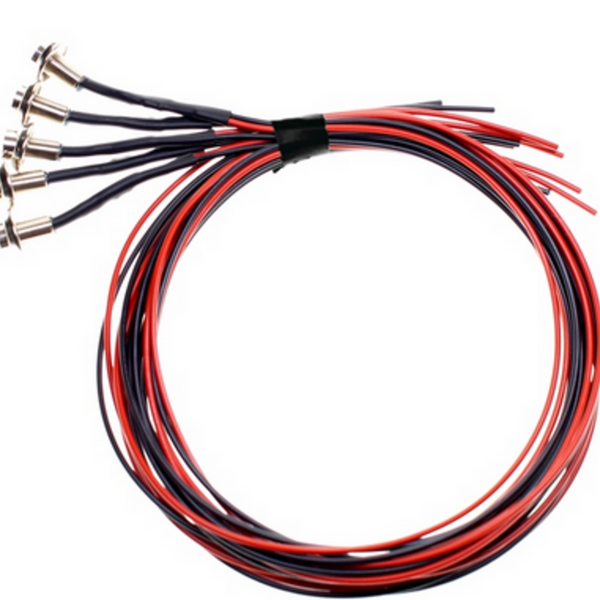 LED Mini-Spot 24V Chrome in a 5-pack – Screw-in spot for 8mm bore hole
