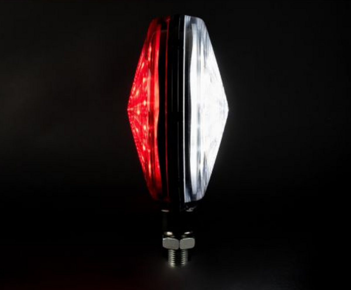 Spiegellampe Ledson light (rot/weiß) 24V