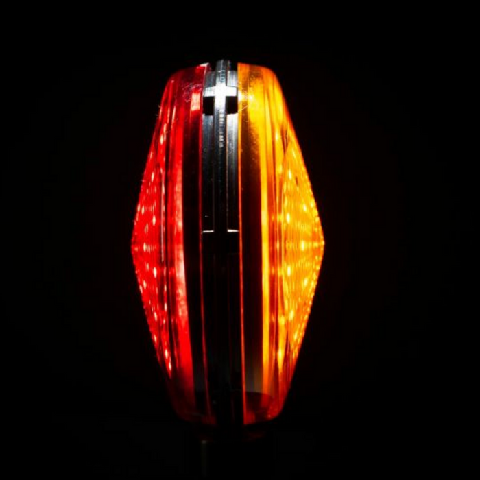 Spiegellampe Ledson (orange/rot) 24V