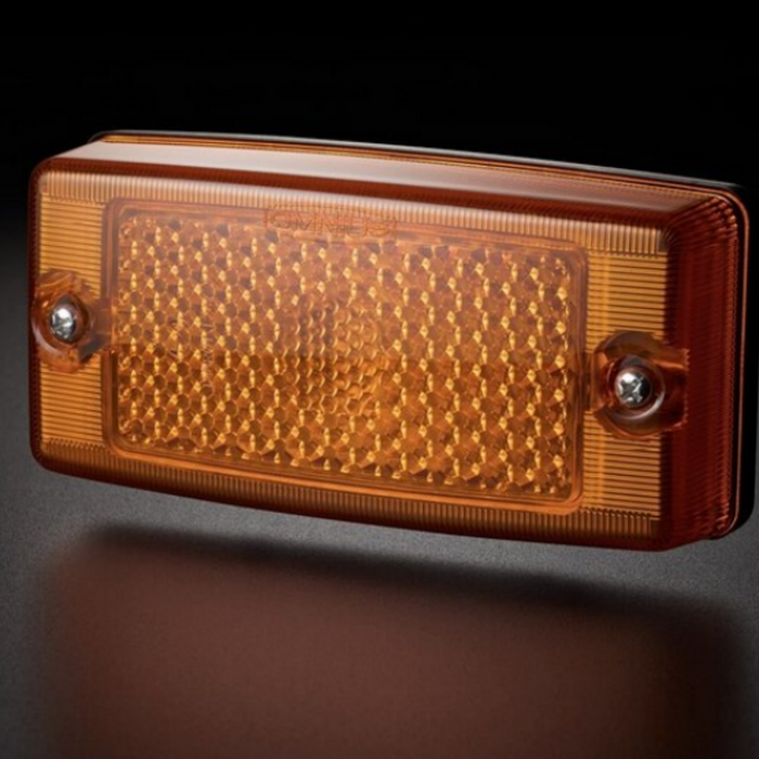 Omnius Seitenmarkierungsleuchte LED ″Old School Look″ oranges Glas/Orange LED