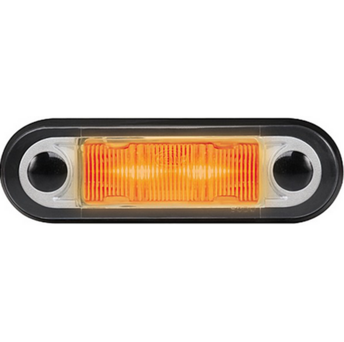 Hella LED-Seitenmarkierungsleuchte 24V Orange mit weissem Glas