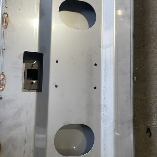 Rear bumper stainless steel Scania R/S Next Gen from 2017 with frame holder