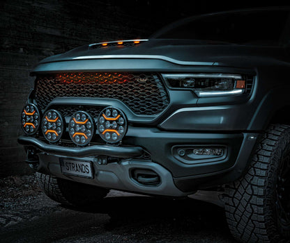 Strands Dark Knight Intense 9 Zoll LED-Fernscheinwerfer mit Positionslicht