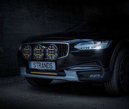 Strands Dark Knight Intense 9 Zoll LED-Fernscheinwerfer mit Positionslicht