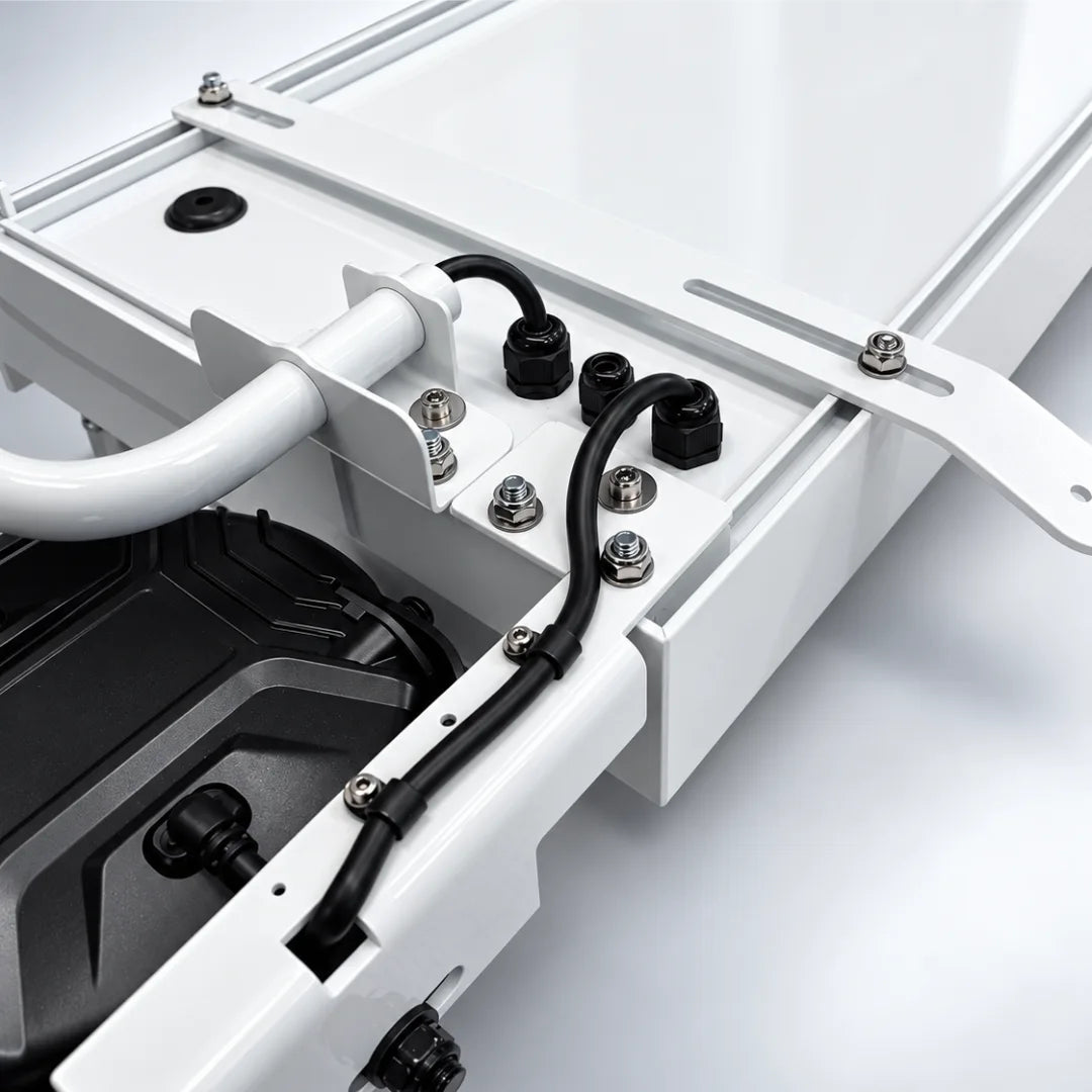 Leuchtkastenhalter MAN TG3 Edelstahl V2A – für Aluminium-Sonnenblenden