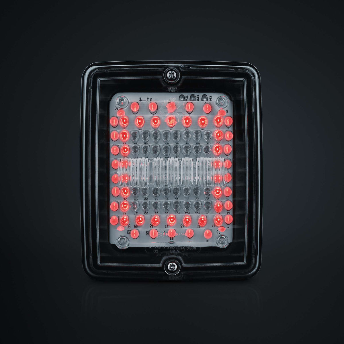 IZE LED Heckleuchte Klarglas – Schluss-, Brems- und Blinklicht, 12/24V