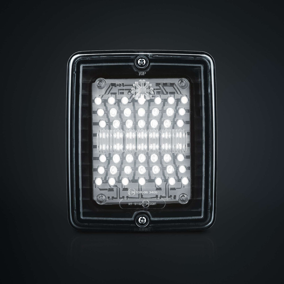 IZE LED Rückfahrleuchte mit Klarglas, 12/24V