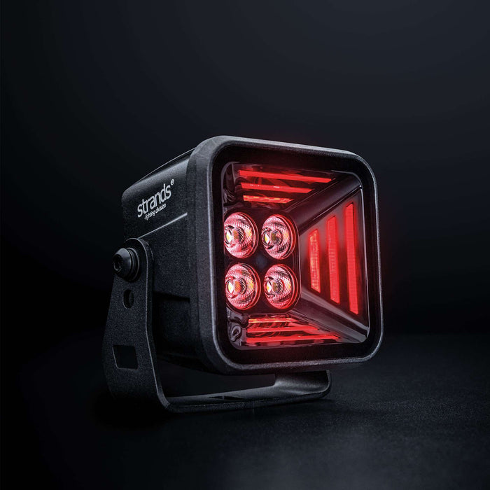 Strands Dark Knight Fortex Rot LED-Arbeitsscheinwerfer 40 W