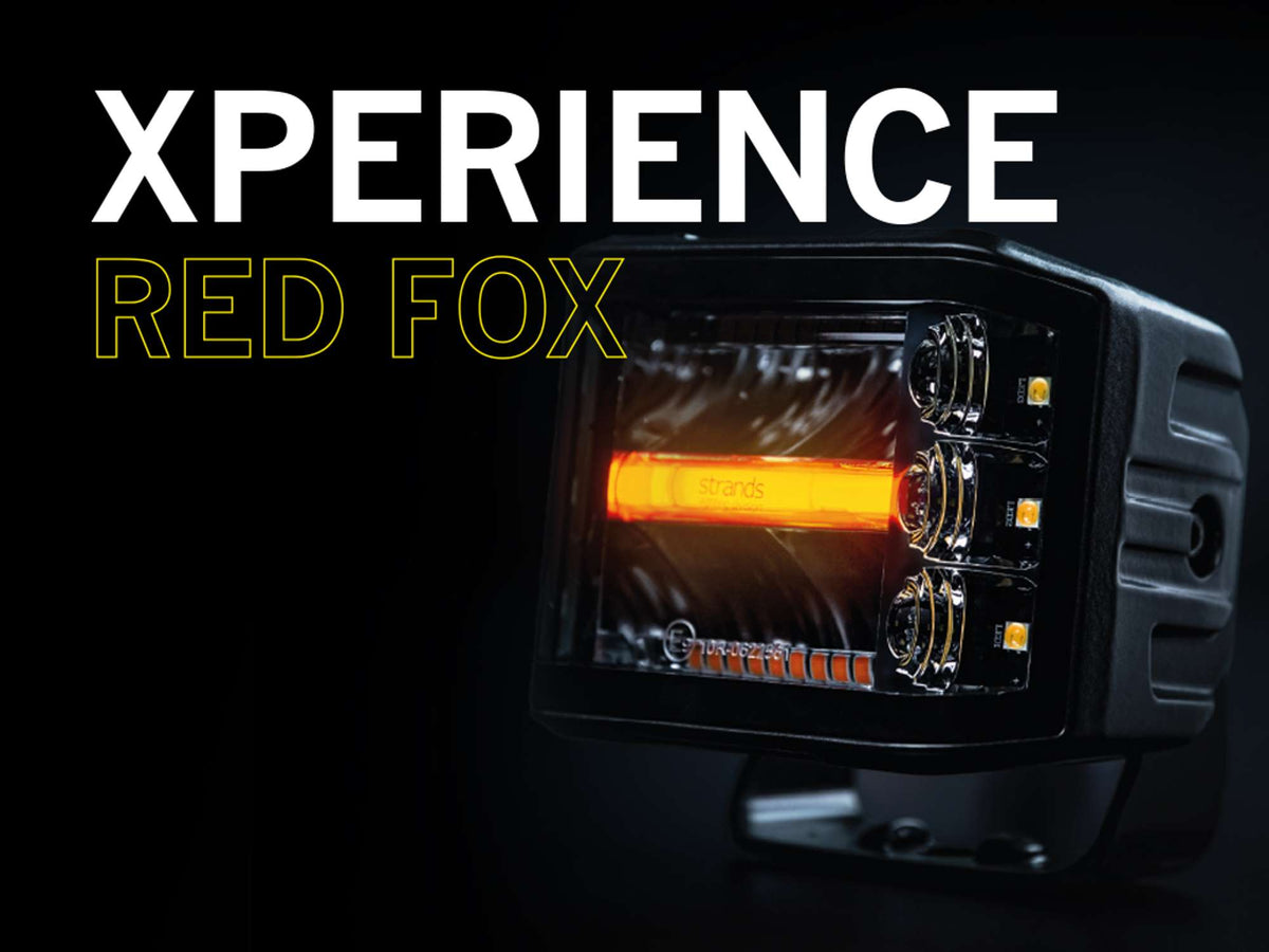 Strands Siberia XP Red Fox LED-Arbeitsscheinwerfer mit Warnlicht