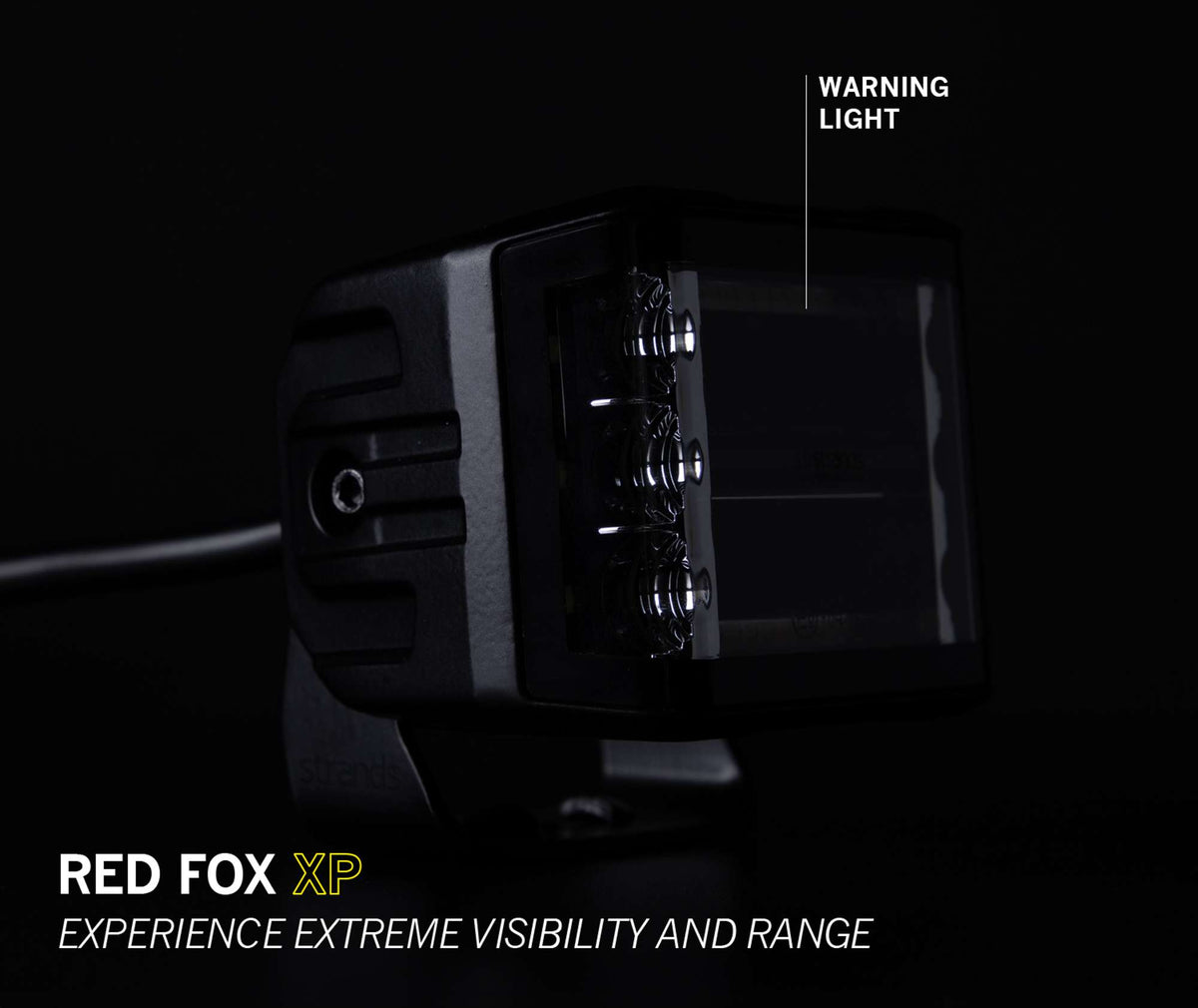 Strands Siberia XP Red Fox LED-Arbeitsscheinwerfer mit Warnlicht