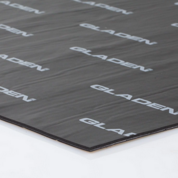 Gladen Aero Multi – 3-Layer Damping Mat Aluminum/Butyl/Foam 460×800 mm
