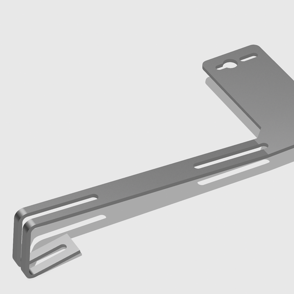 Light Box Mount Set Stainless Steel V2A 4 mm for 30 cm Box Height