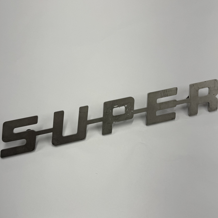 Scania SUPER Emblem Edelstahl