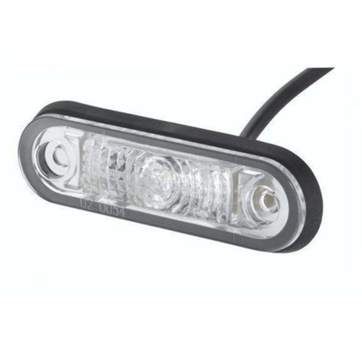 Hella LED-Positionsleuchte 12/24V weiss Klarglas 5m Kabel