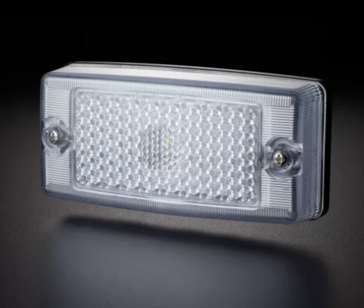 Omnius Seitenmarkierungsleuchte LED ″Old School Look″ weisses Glas/Orange LED