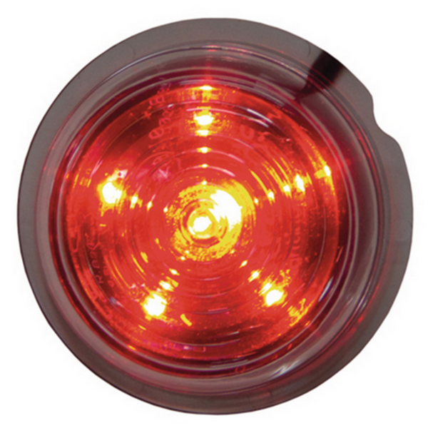 Strands Viking Side Marker Light, 6 LED, Clear/Red, 12-24V