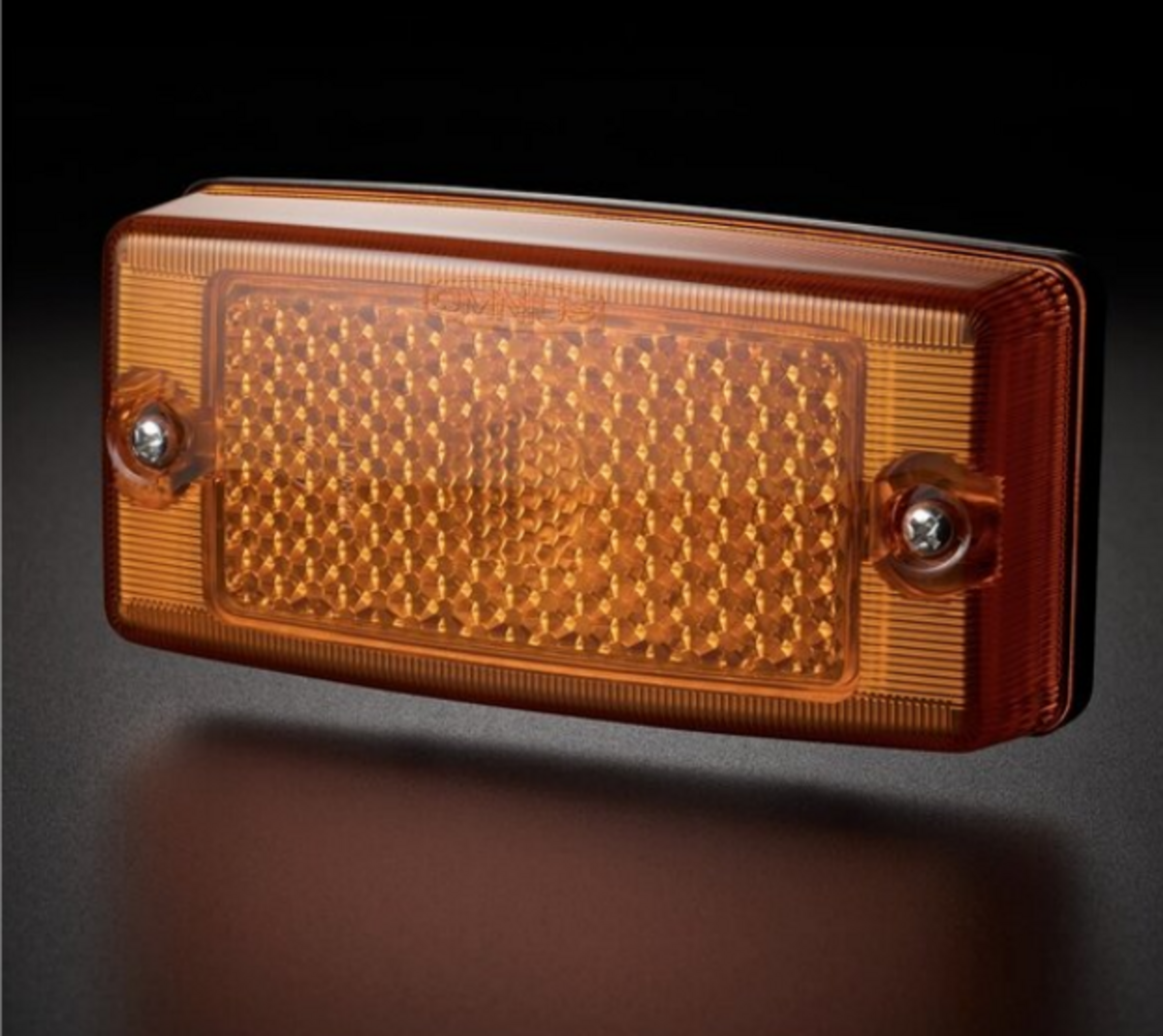 Omnius Seitenmarkierungsleuchte LED ″Old School Look″ oranges Glas/Orange LED