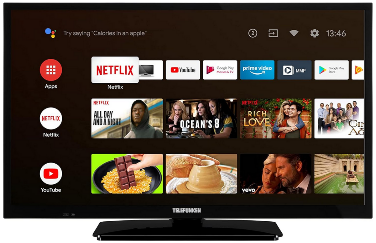 LKW 24 Zoll Fernseher - Android Smart TV - 12V/24V